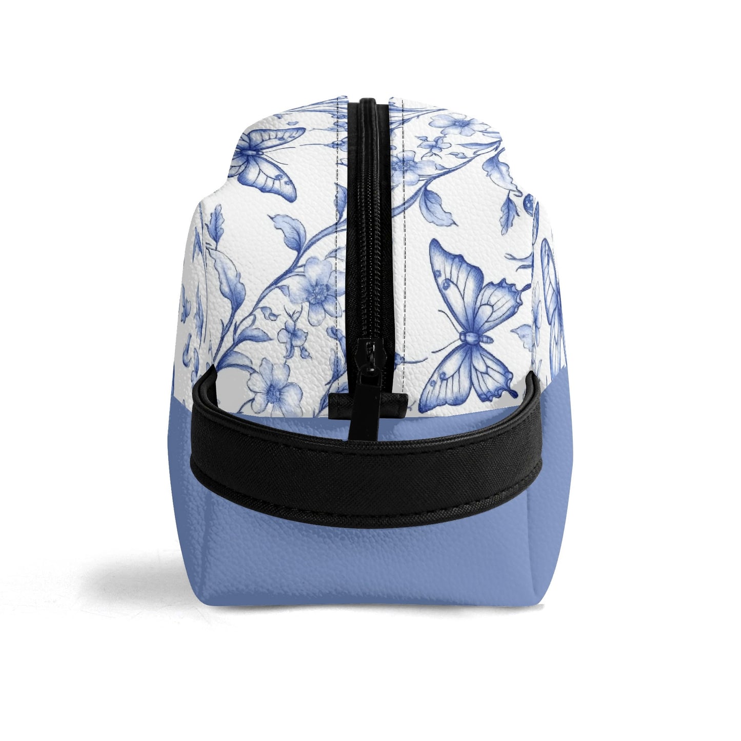 Customized Name Blue Butterfly Makeup Organizer