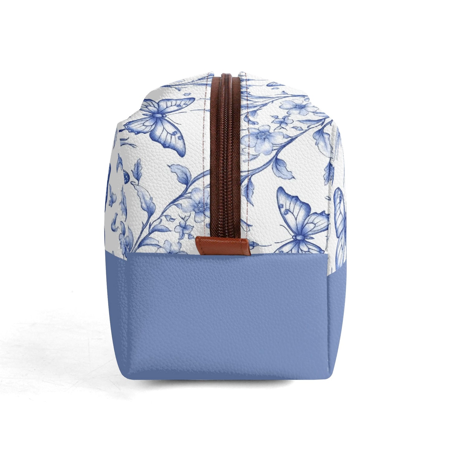 Customized Name Blue Butterfly Makeup Organizer