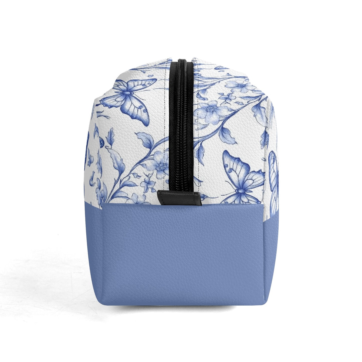 Customized Name Blue Butterfly Makeup Organizer