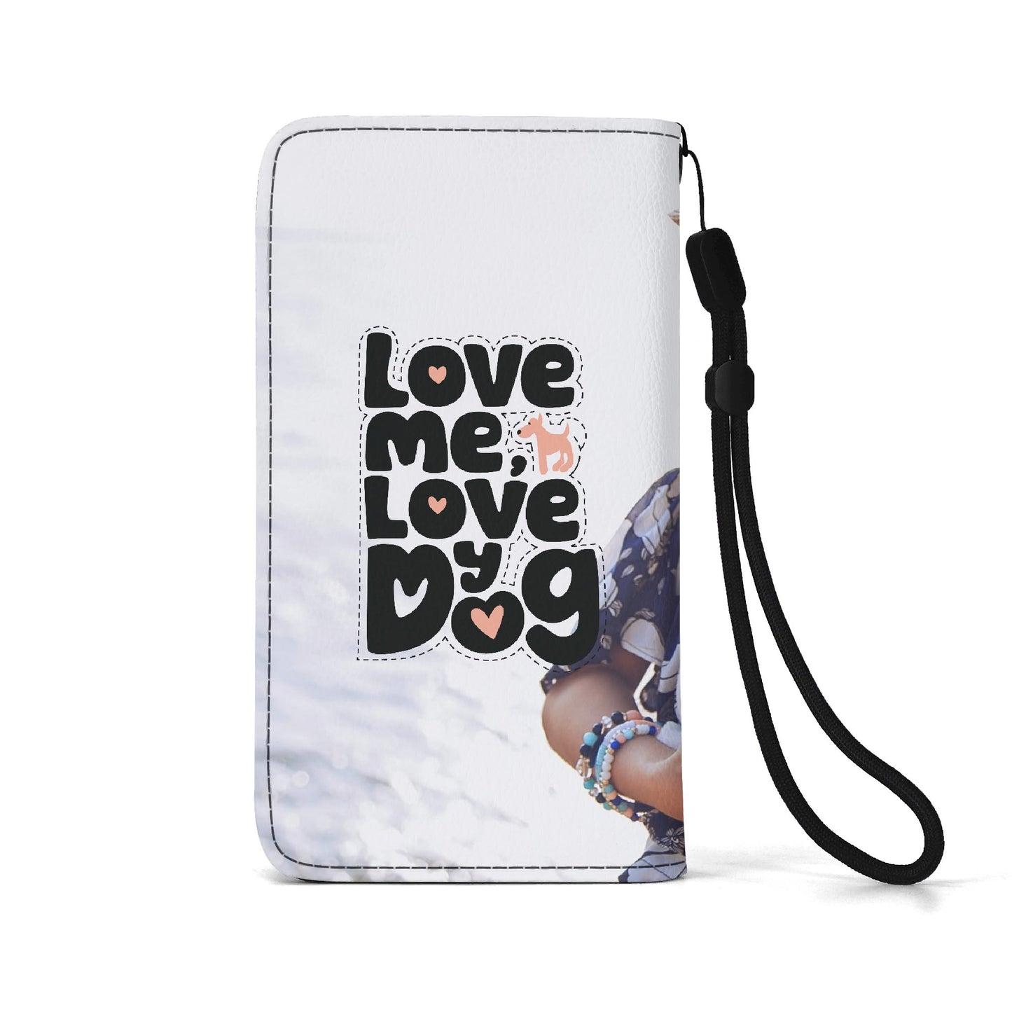 Full Custom Photo Black Phone Flip Case Cover