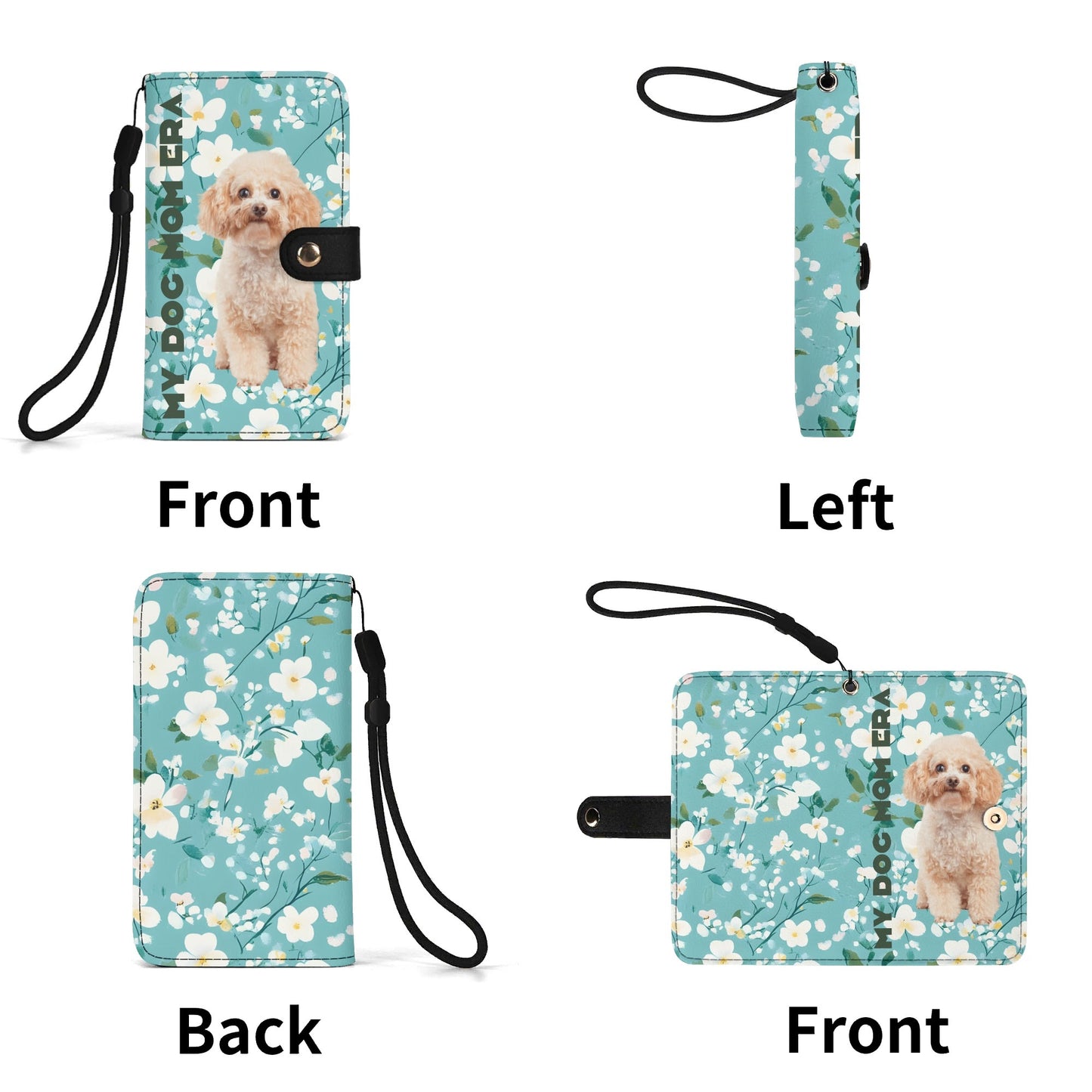 Custom Photo and Text Phone Flip Case Cover