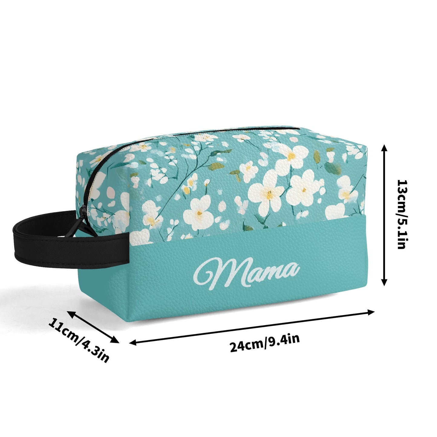 Customized Name Sprint Flower Makeup Organizer - furevermama