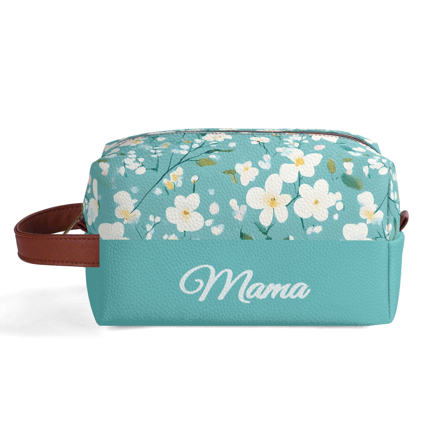 Customized Name Sprint Flower Makeup Organizer - furevermama