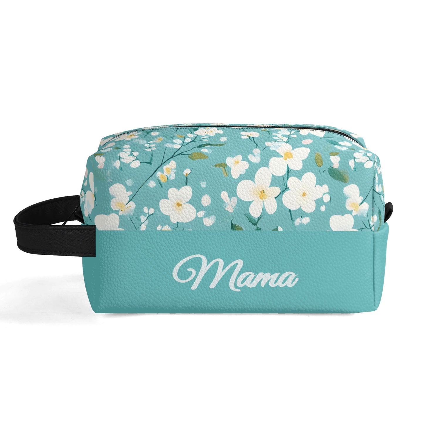 Customized Name Sprint Flower Makeup Organizer - furevermama