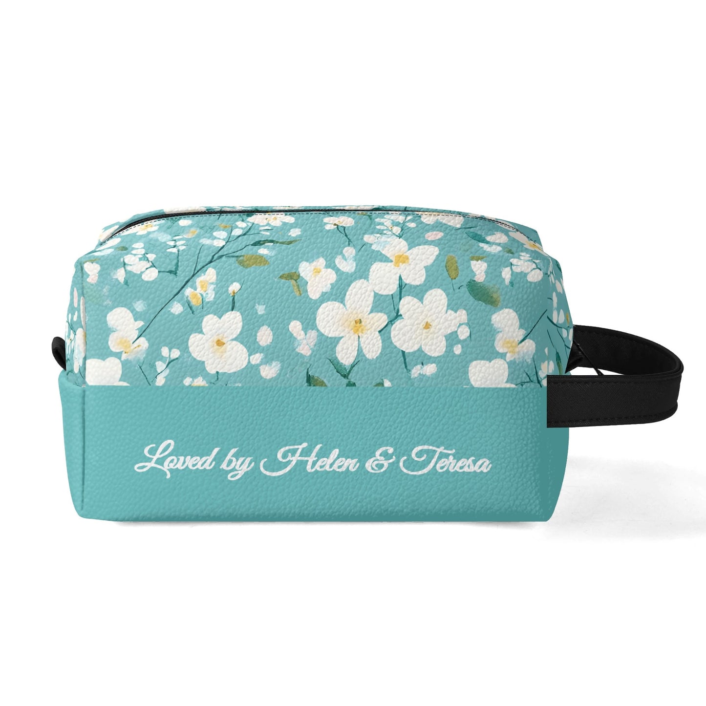 Customized Name Sprint Flower Makeup Organizer - furevermama