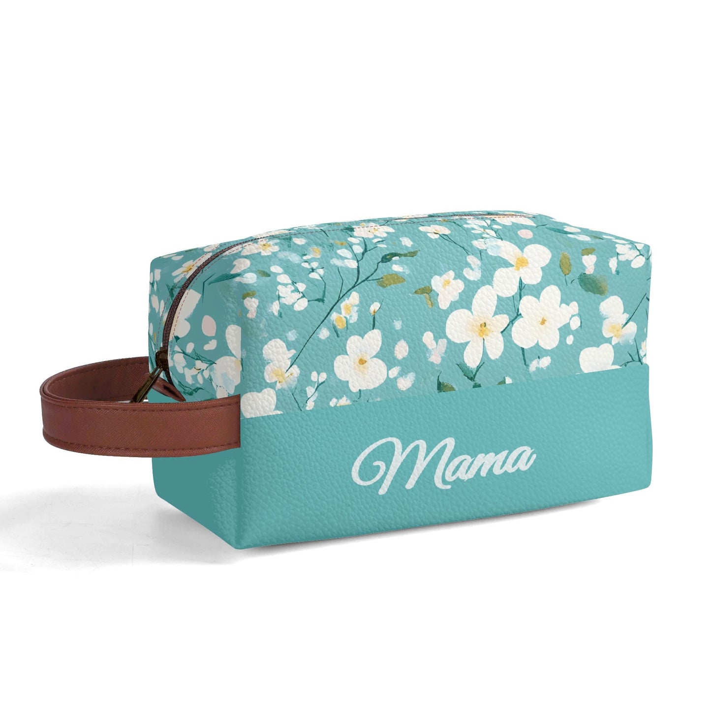 Customized Name Sprint Flower Makeup Organizer - furevermama