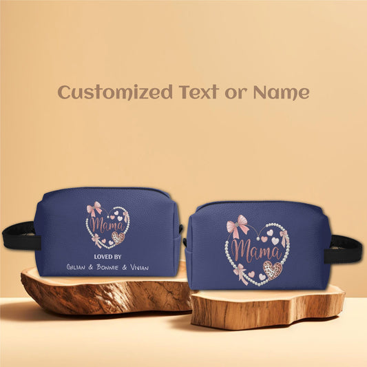 Personalised Name Toilettrie Bag Makeup Organizer for Mama - furevermama