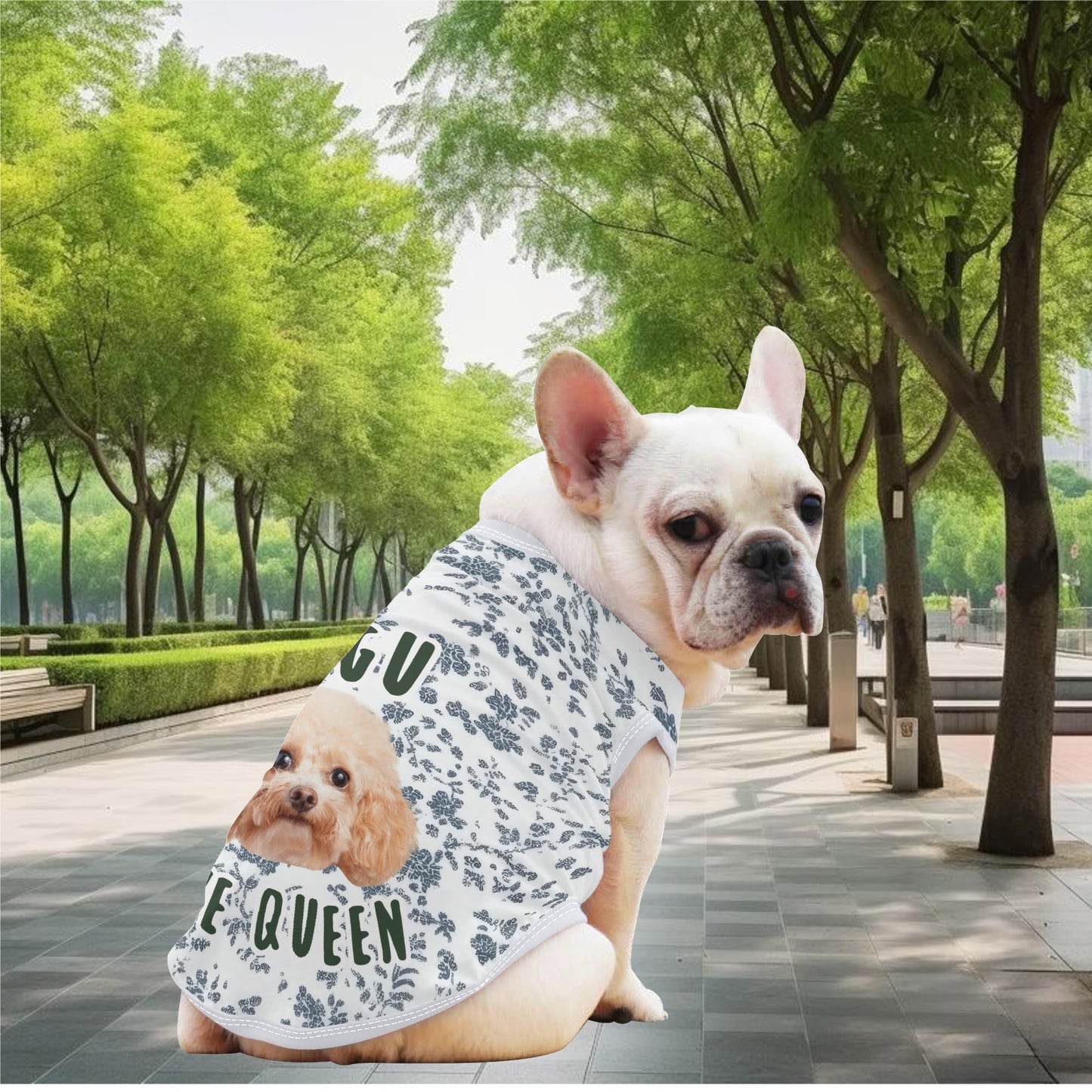 Animal Print Pet Shirt Clothing for Small Medium Dogs Cats