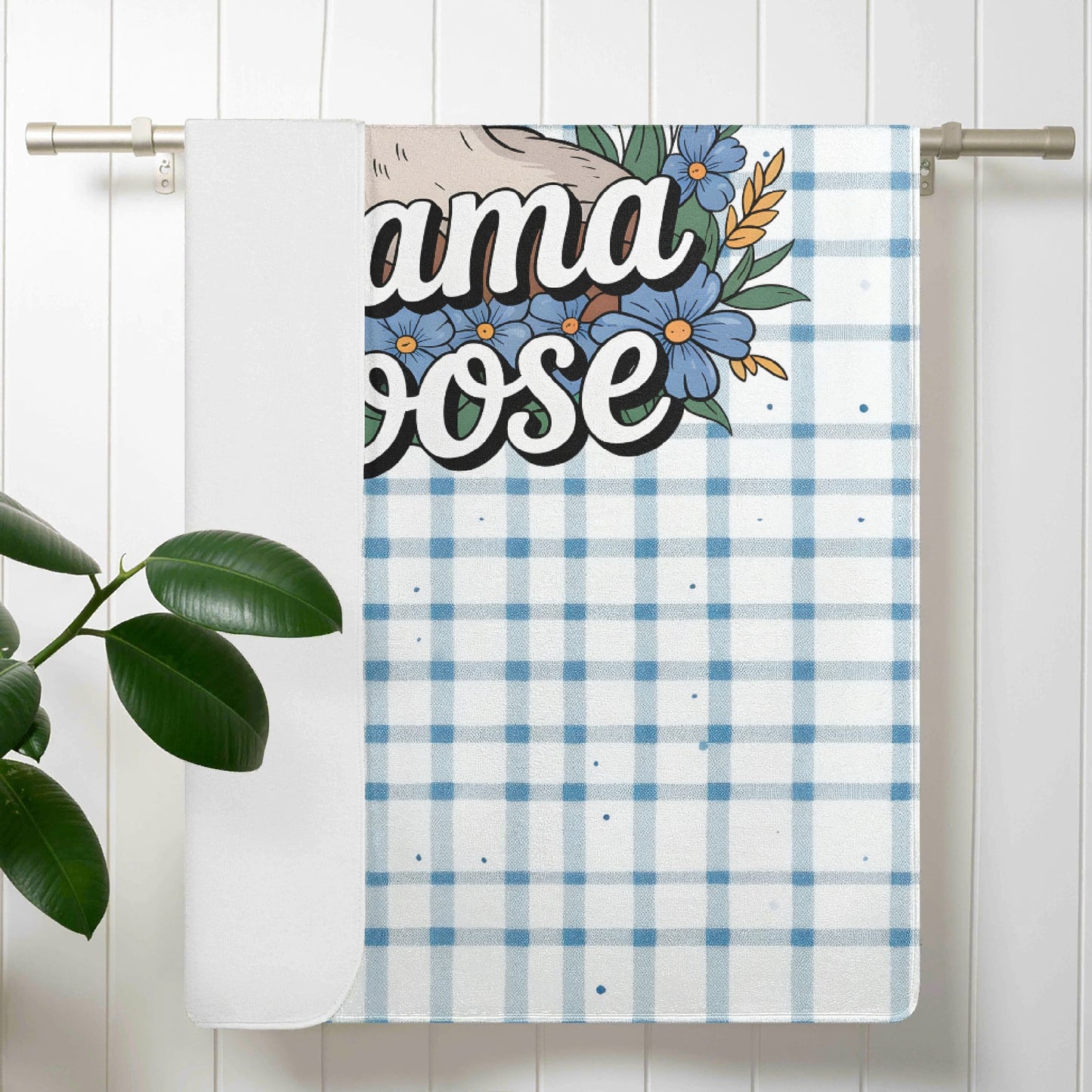Mama Goose Personalized Soft Bath Towel - for Bathroom Gym and Travel - furevermama