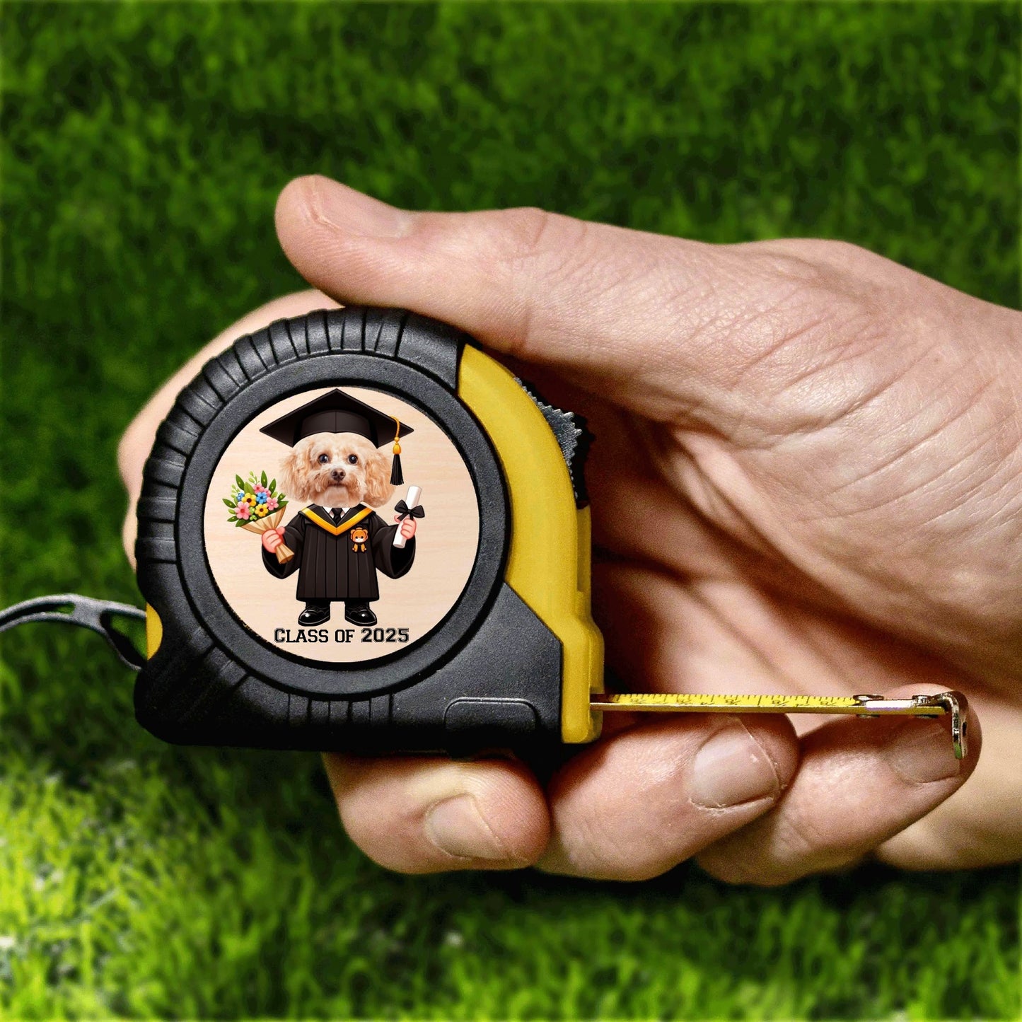 Personalized Tape Measure For Pet Lovers And Graduates