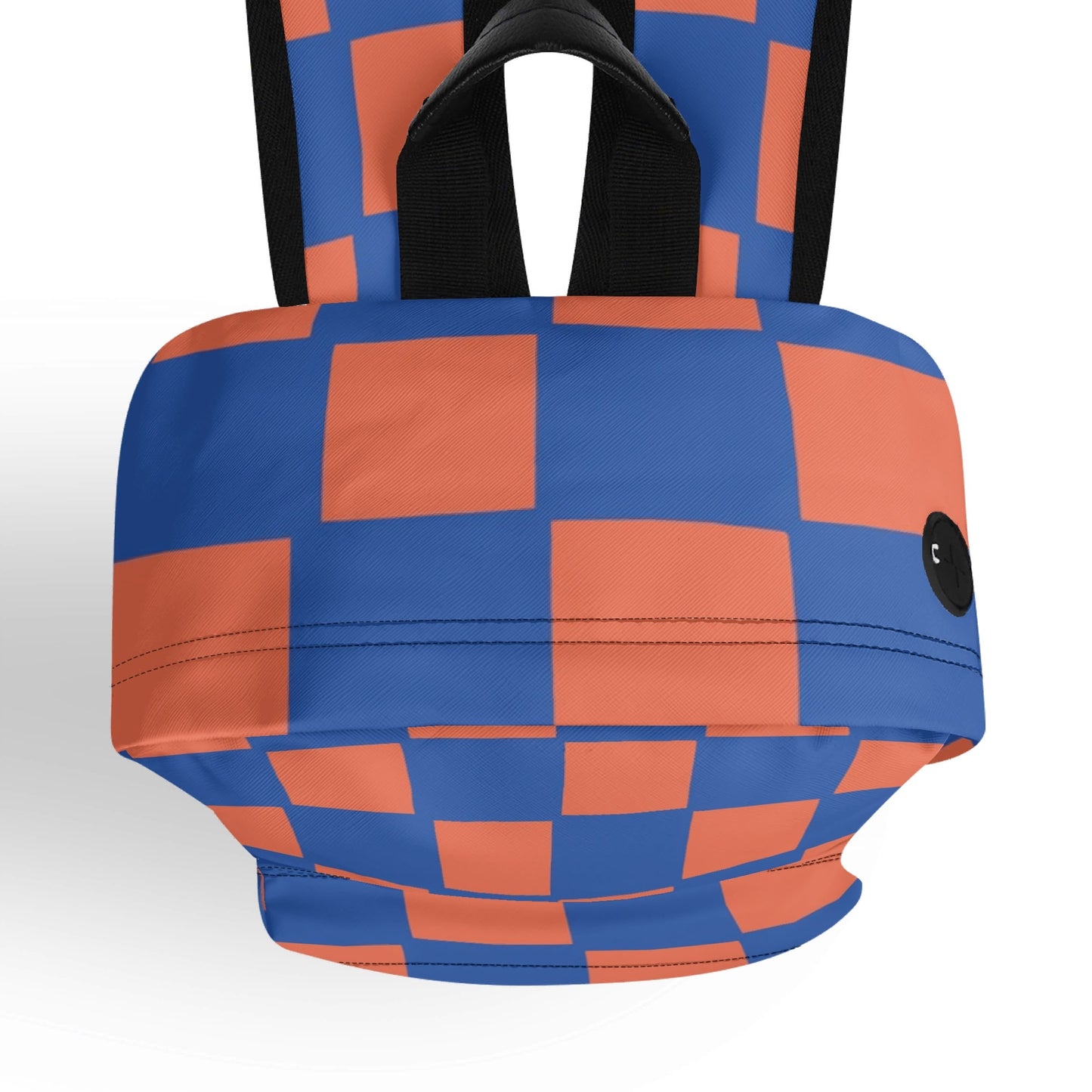 Custom Pet Art Style Checked School Backpack