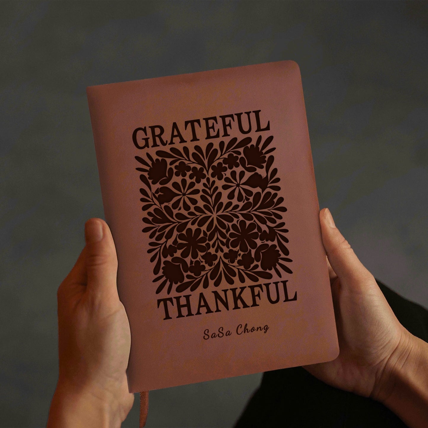 Quote For Christian / Motivation - Engraved Brown Notebook Custom Journals Diary Gift for Friends Family