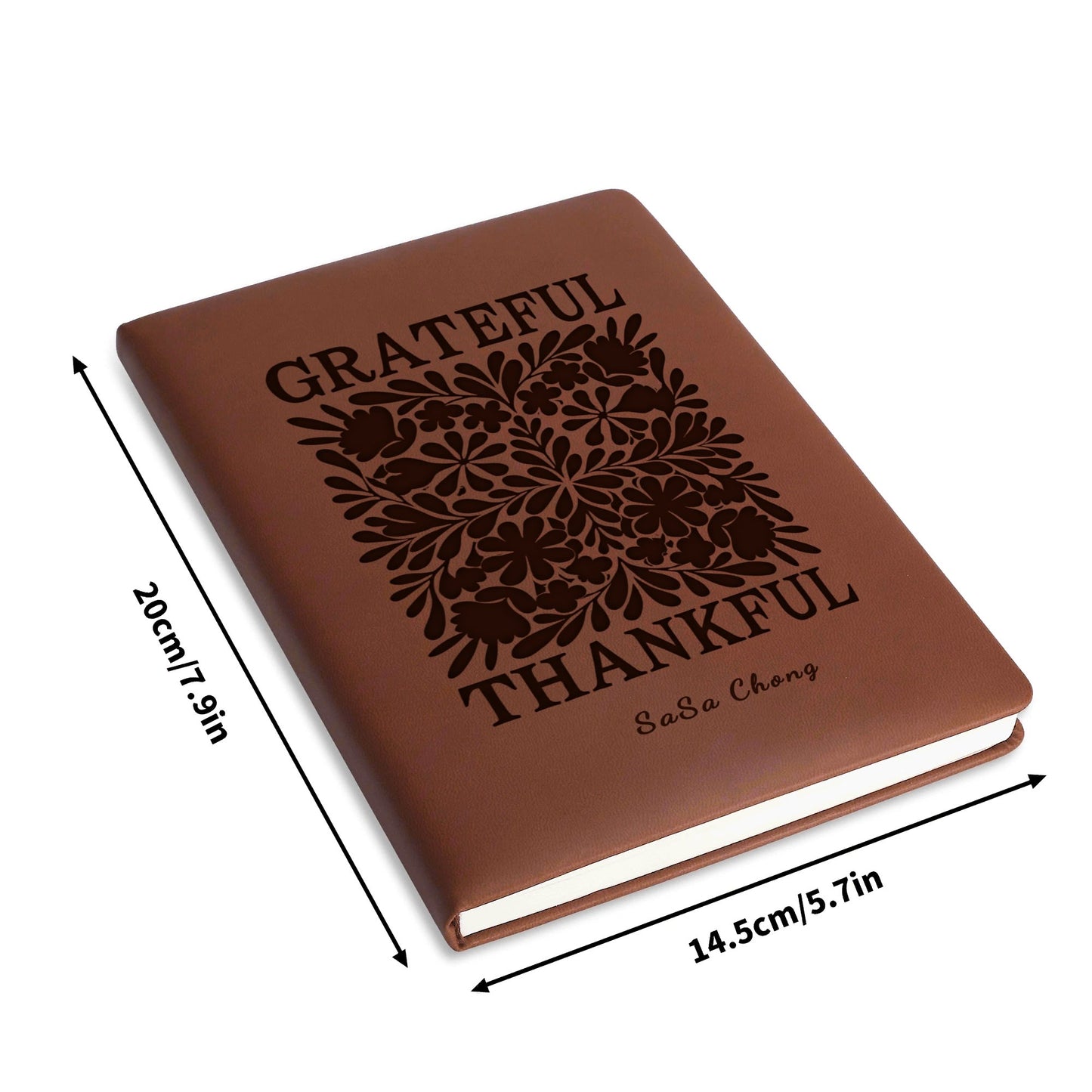 Quote For Christian / Motivation - Engraved Brown Notebook Custom Journals Diary Gift for Friends Family
