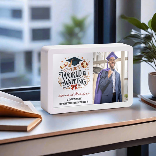 Rectangle LED Mirror Light - Personalized Photo Love Yourself Love Family - furevermama