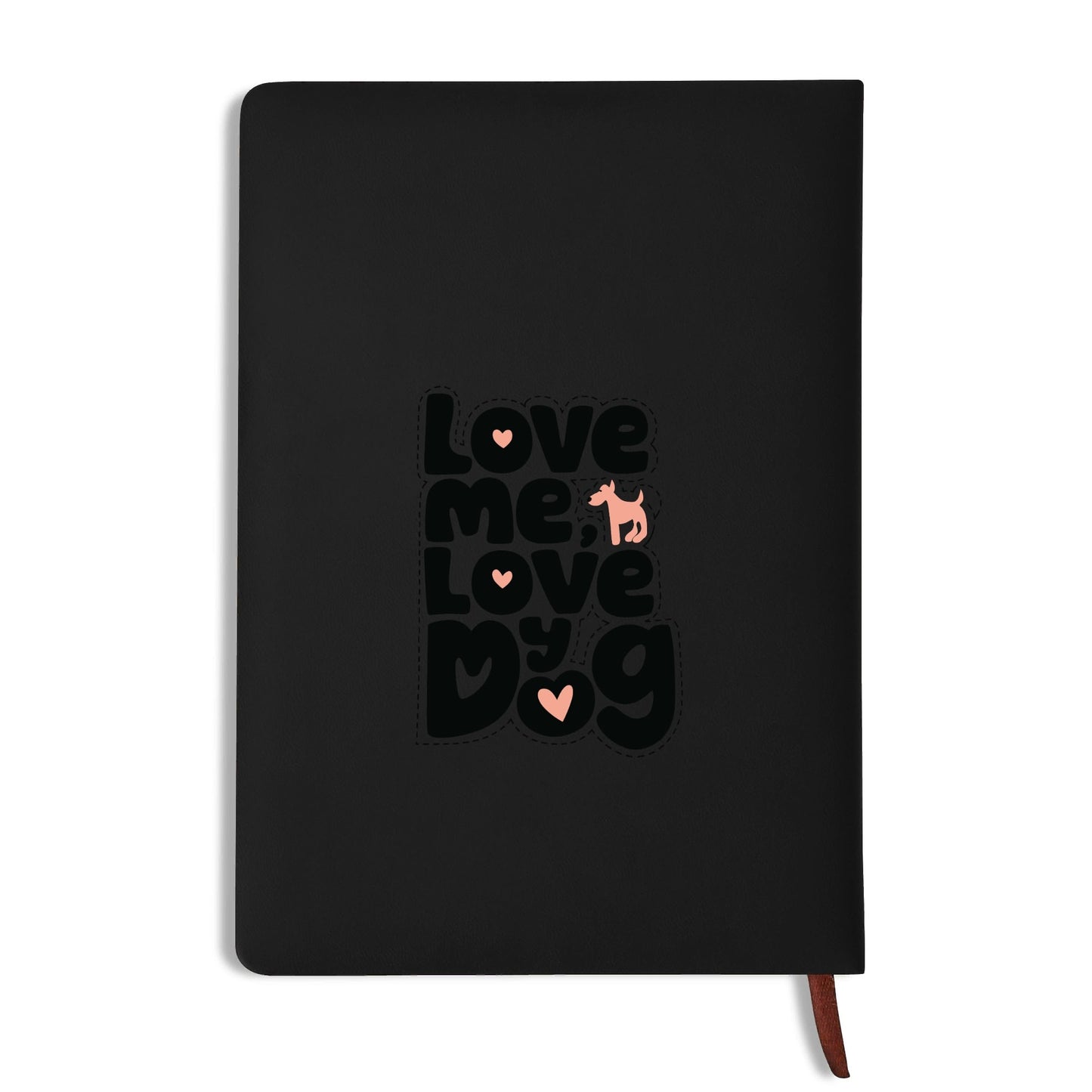 custom dog photo notebook