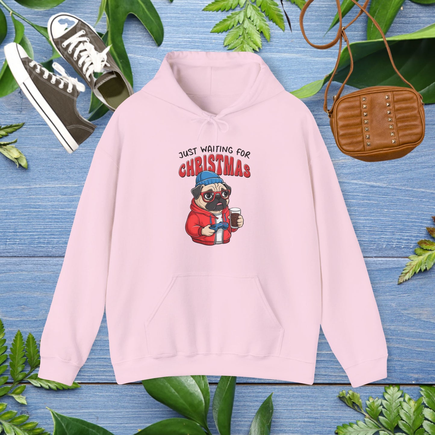 Just Waiting For Christmas Unisex Hoodie - furevermama