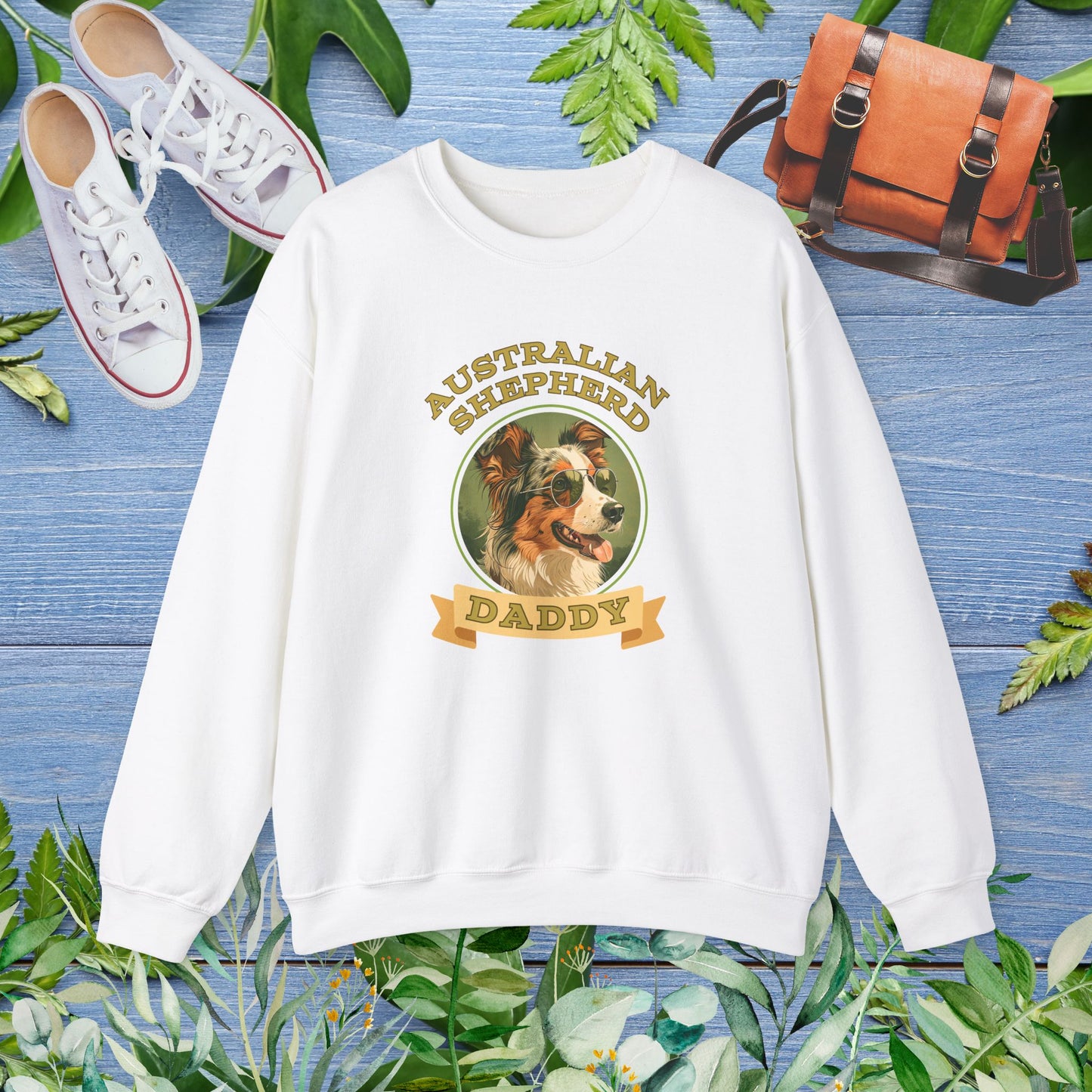 Australian Shepherd Daddy Sweatshirt - furevermama