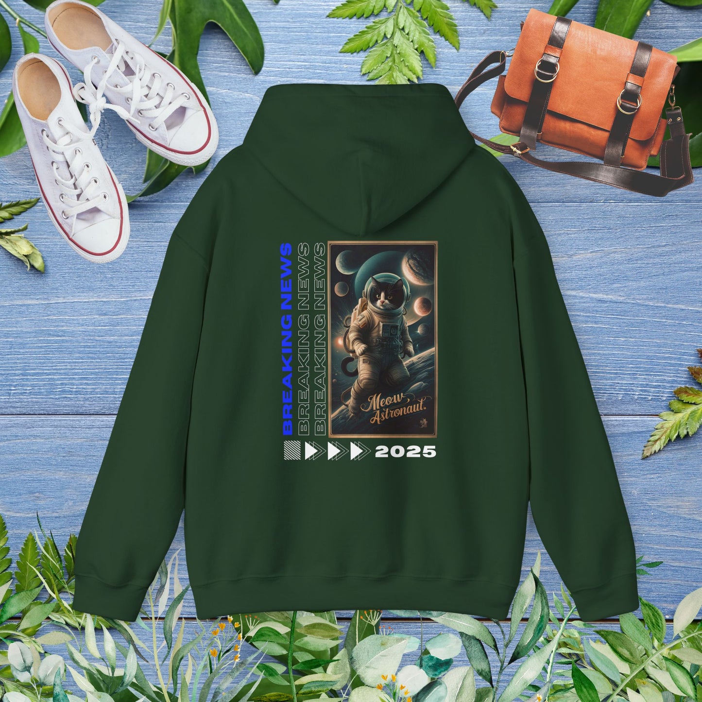 Astronaut Breaking News Hoodie - furevermama