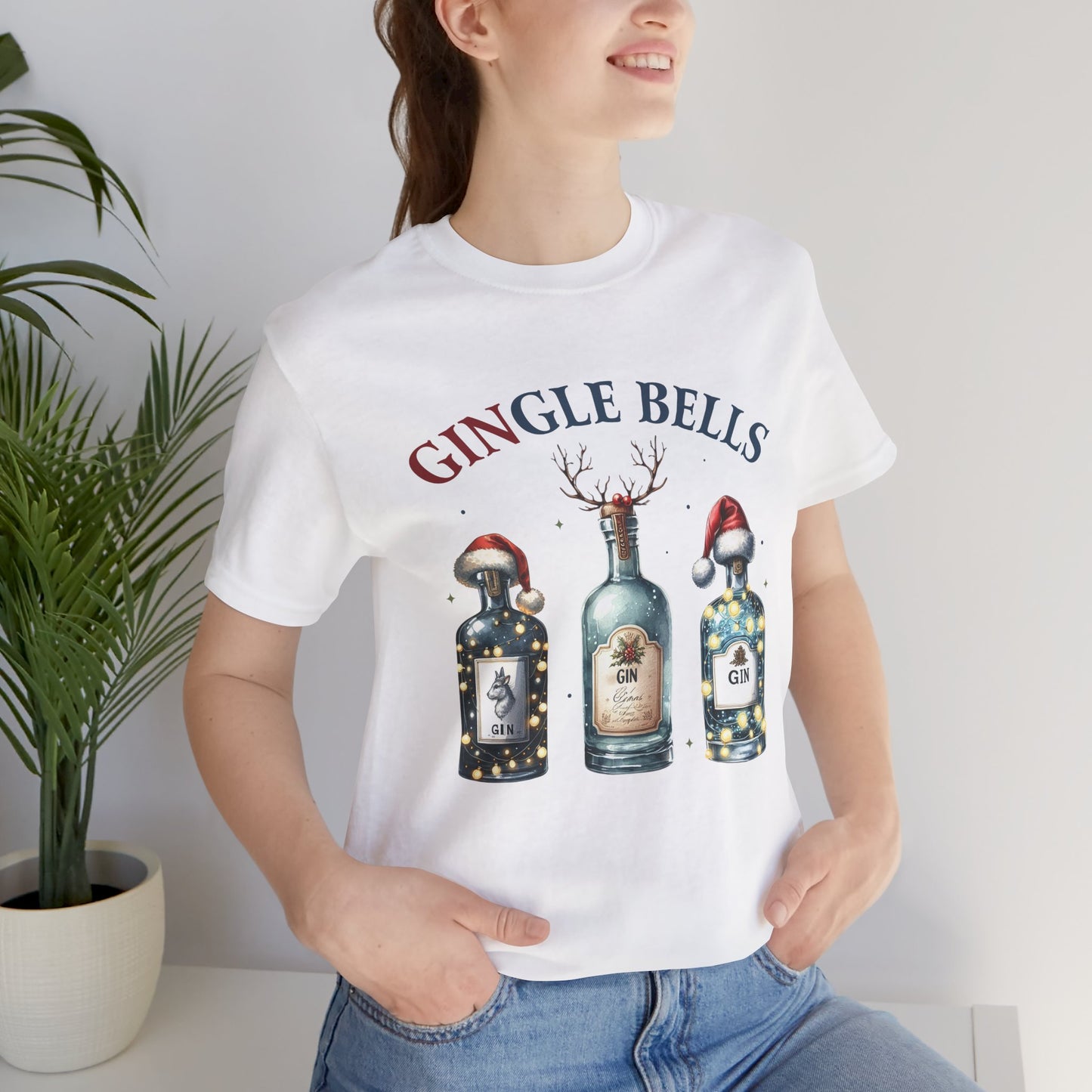 Gingle Bells Christmas Unisex Short-Sleeve T-shirt - furevermama