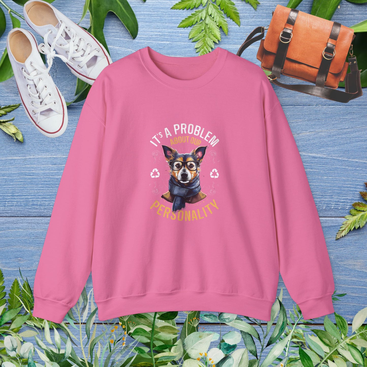 Problem About Your Personality Crewneck Sweatshirt - furevermama