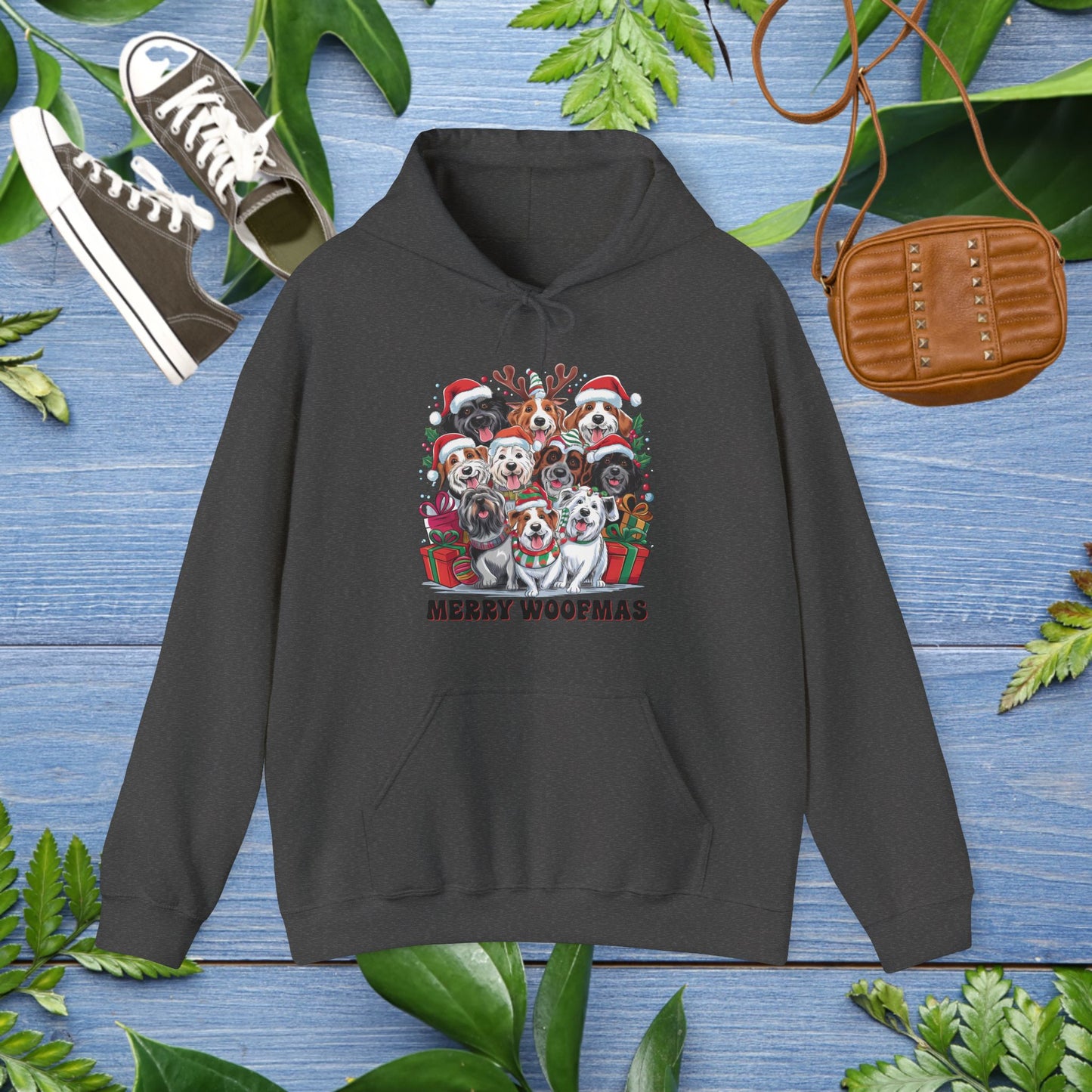 Merry Woofmas Unisex Hoodie - furevermama