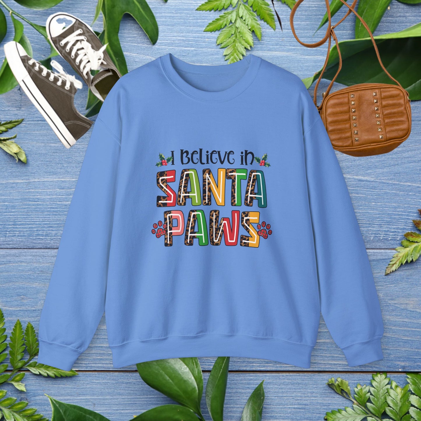 I Believe In Santa Paws Unisex Sweatshirt - furevermama