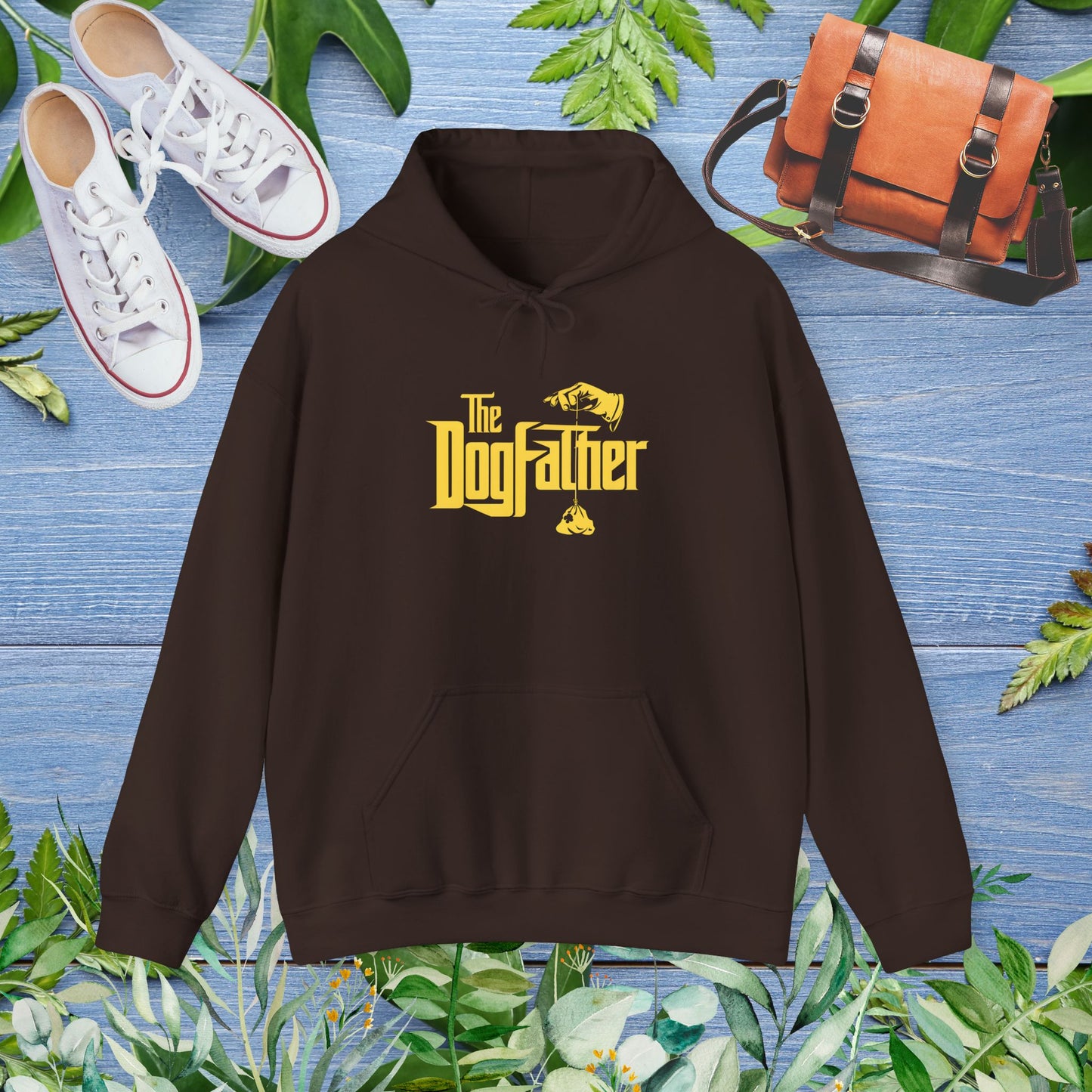 Dog Father Hoodie - Unisex Heavy Blend™ Sweatshirt - furevermama