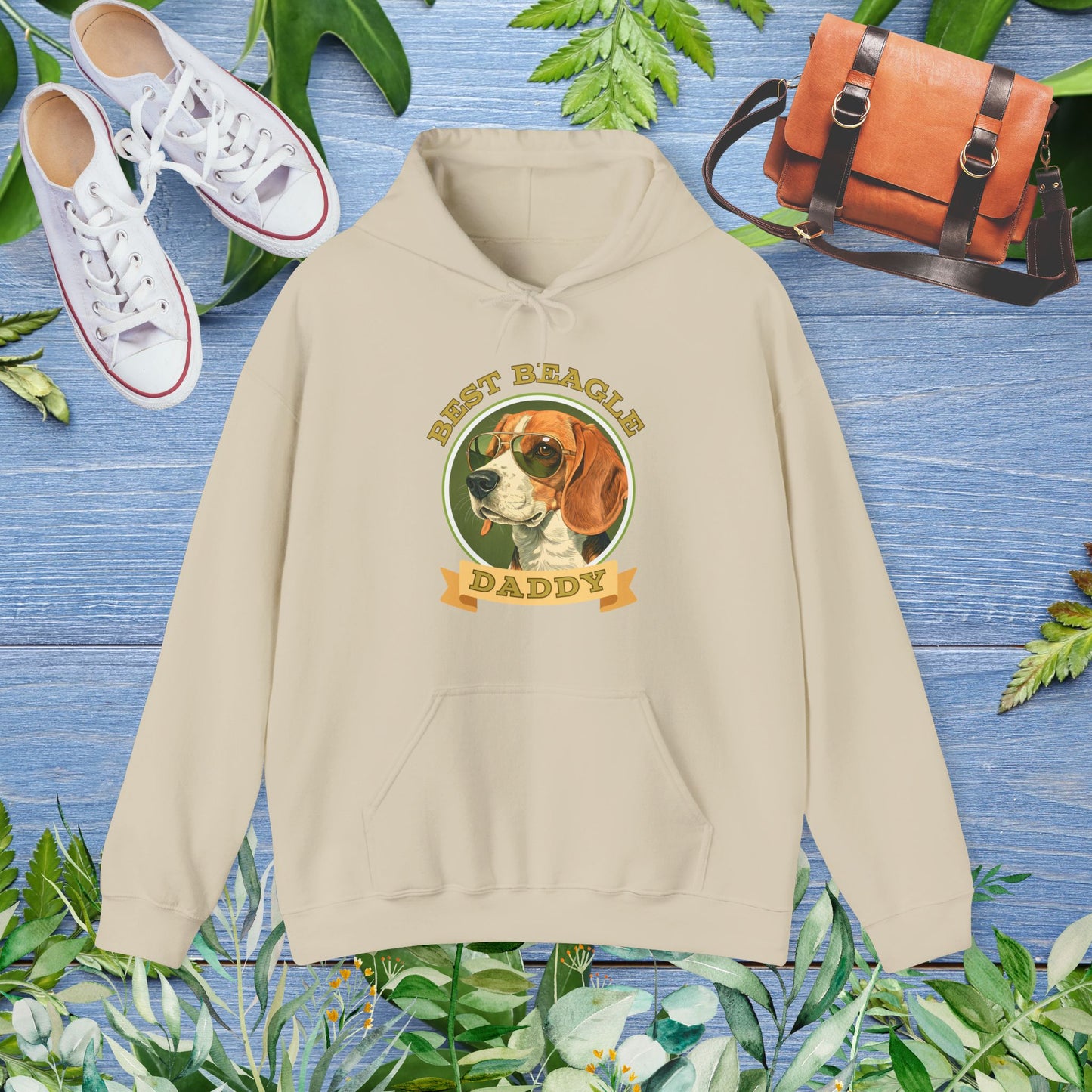 Best Beagle Daddy Hoodie - furevermama