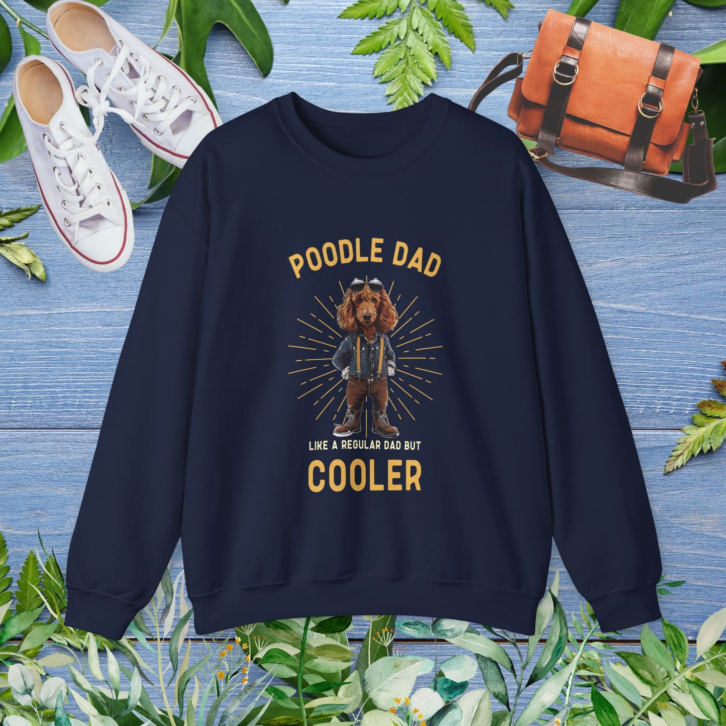 Cooler Poodle Dad Sweatshirt - furevermama