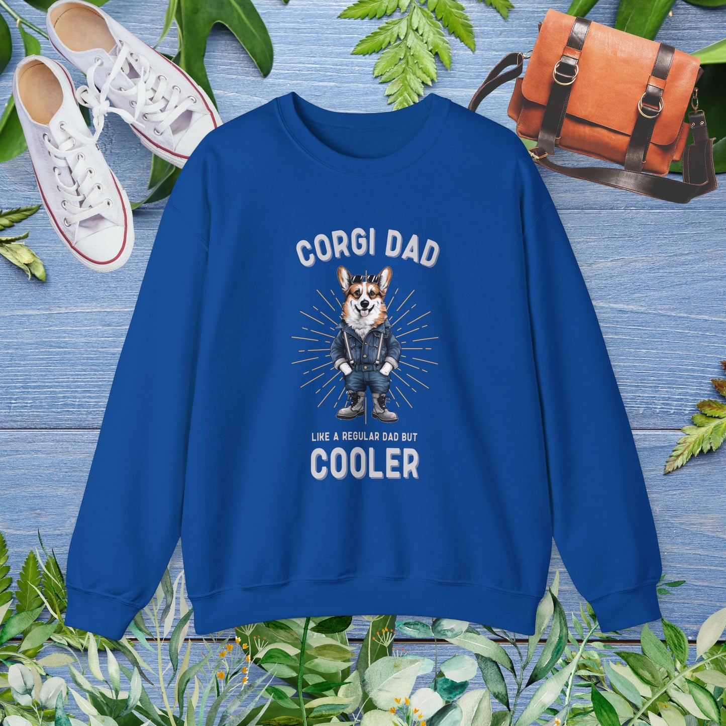 Cooler Corgi Dad Sweatshirt - furevermama