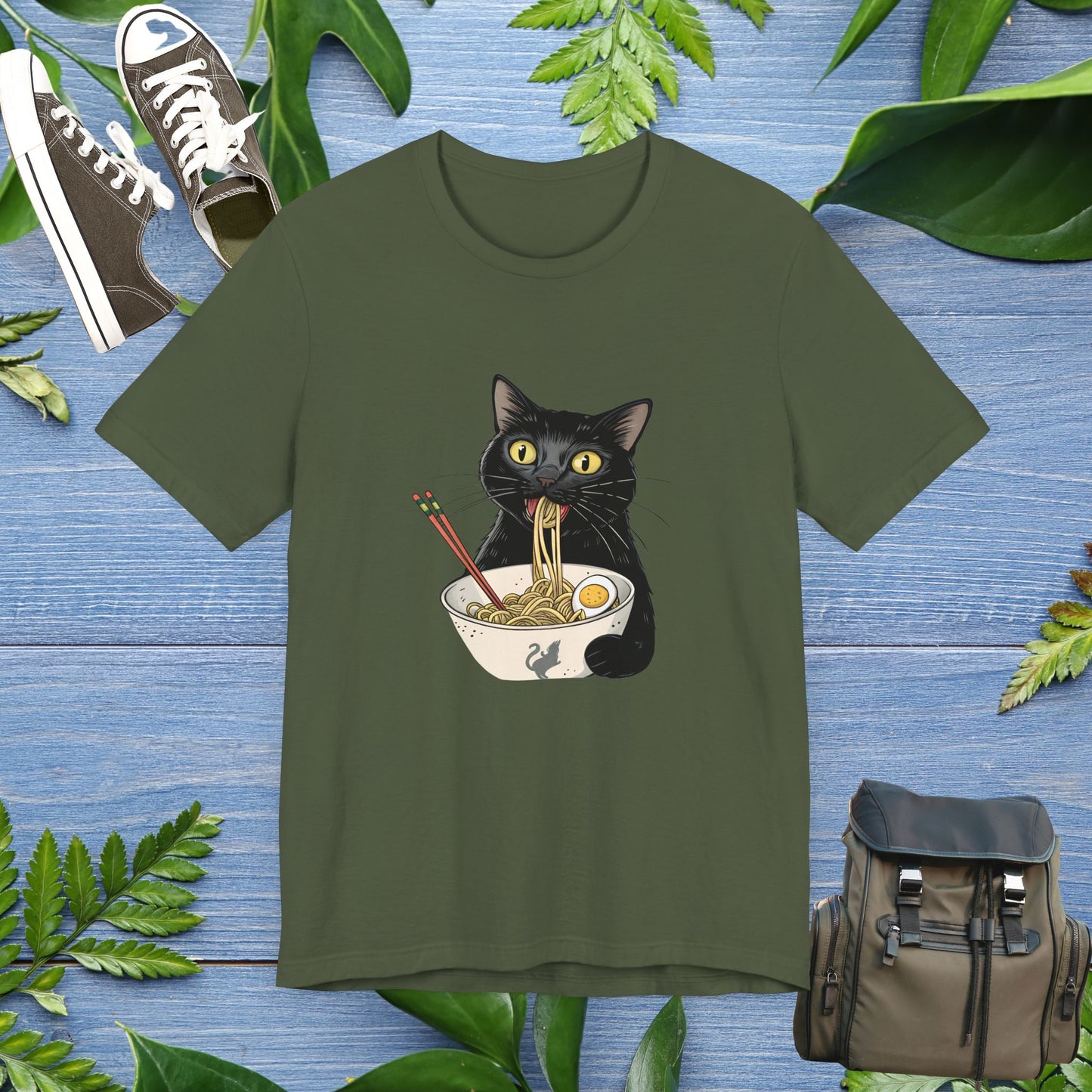 Cat Eating My Ramen T-Shirt - furevermama