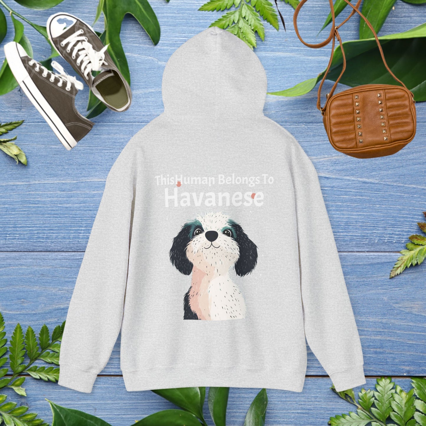 This Human Belongs To Havanese Unisex Hoodie - furevermama