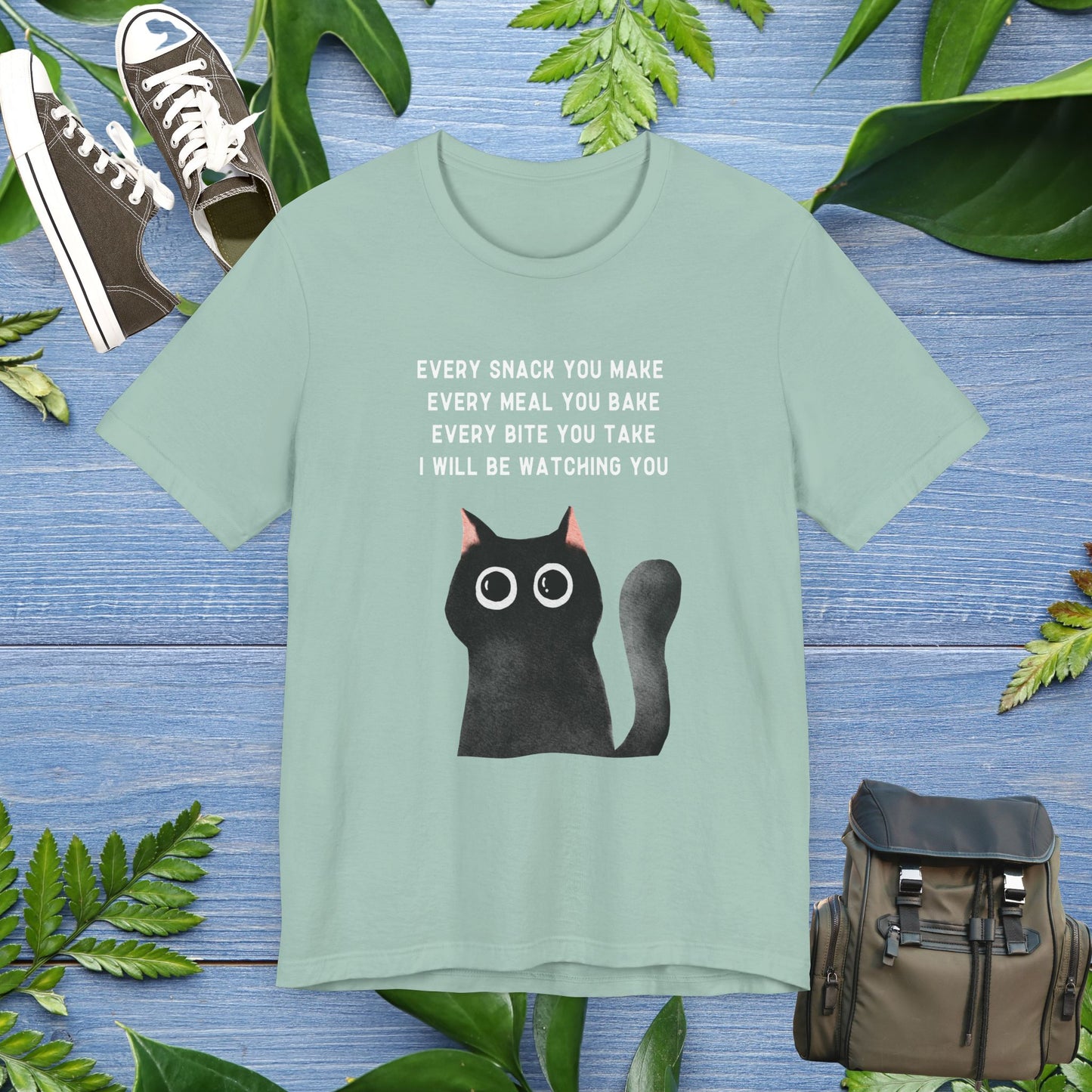 I Will be Watching You Cat Graphic Unisex T-Shirt - furevermama