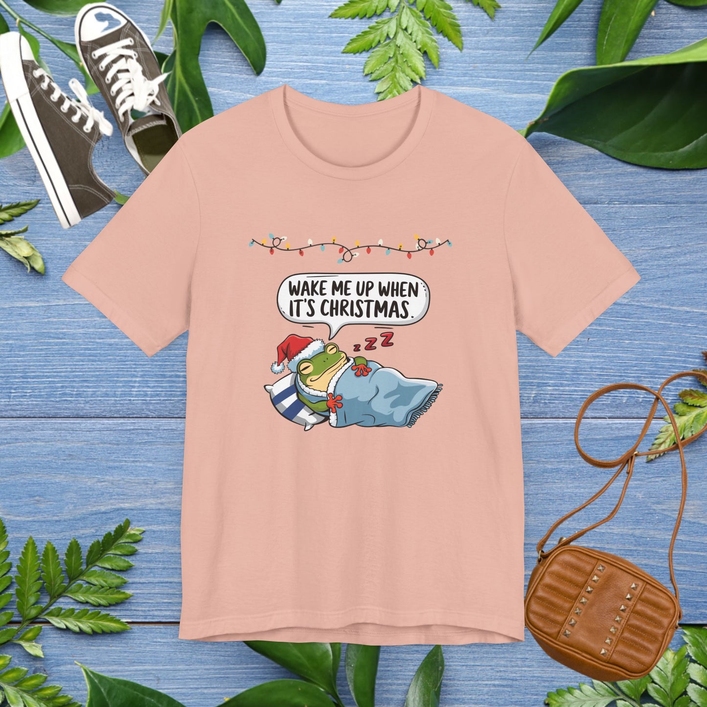 Wake Me Up When It's Christmas, Froggy Jersey T-Shirt - furevermama