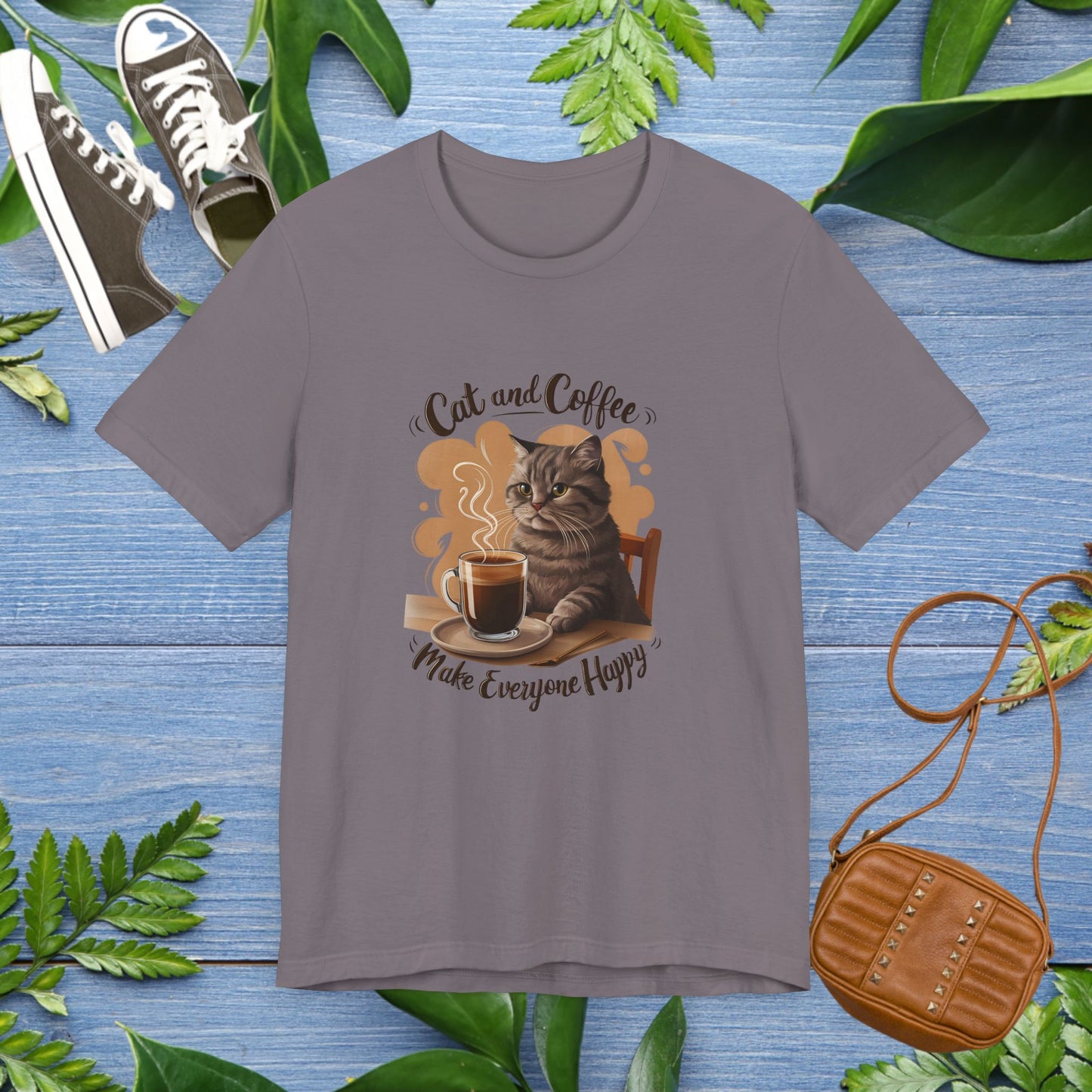 Cat and Coffee T-Shirt - furevermama