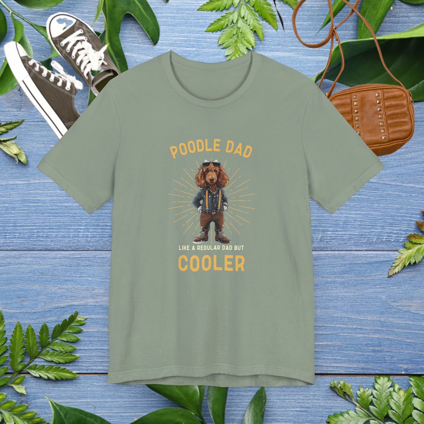 Cooler Poodle Dad Ever Unisex T-Shirt - furevermama