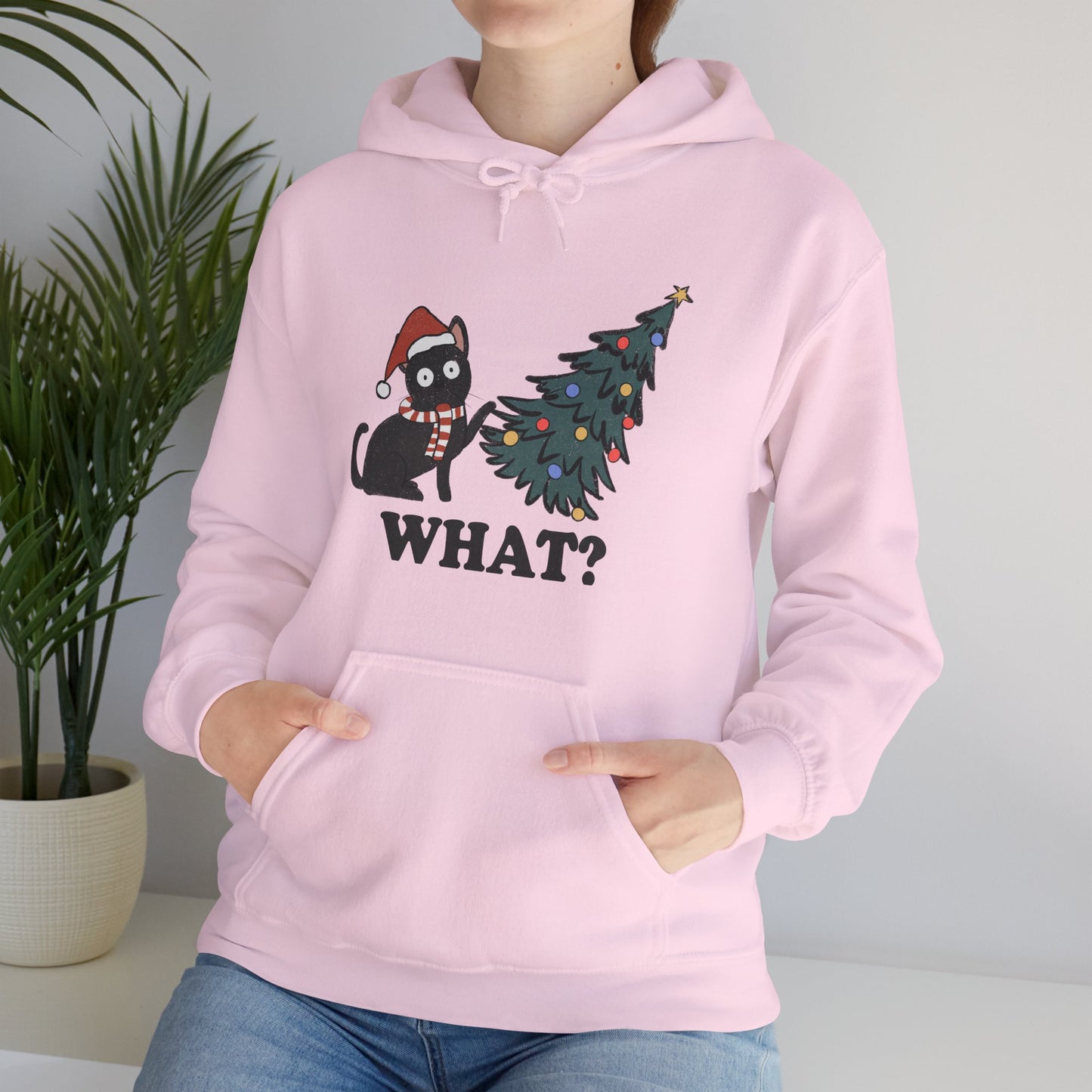Naughty Cat Christmas Hoodie - furevermama