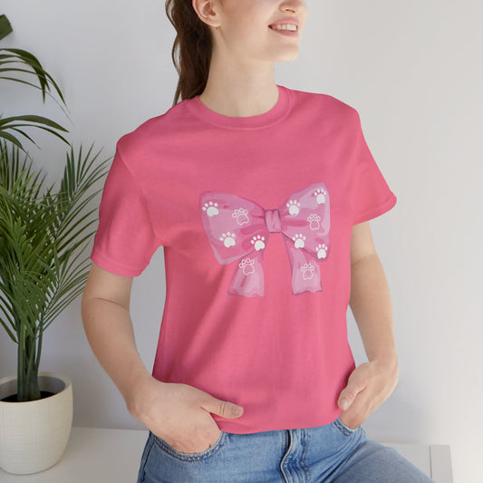 Pawprint Ribbon Tee Shirt - furevermama