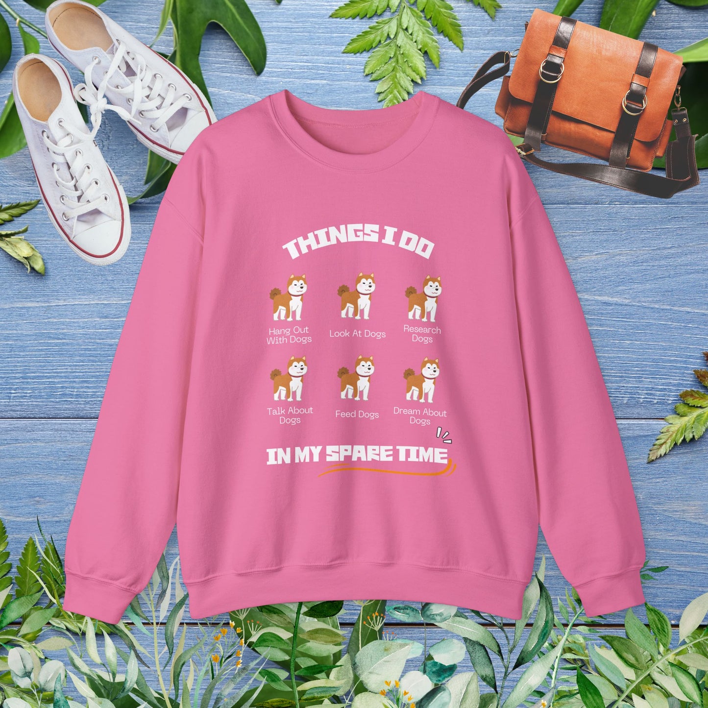 Things I Do In My Spare Time Unisex Heavy Blend™ Crewneck Sweatshirt - furevermama