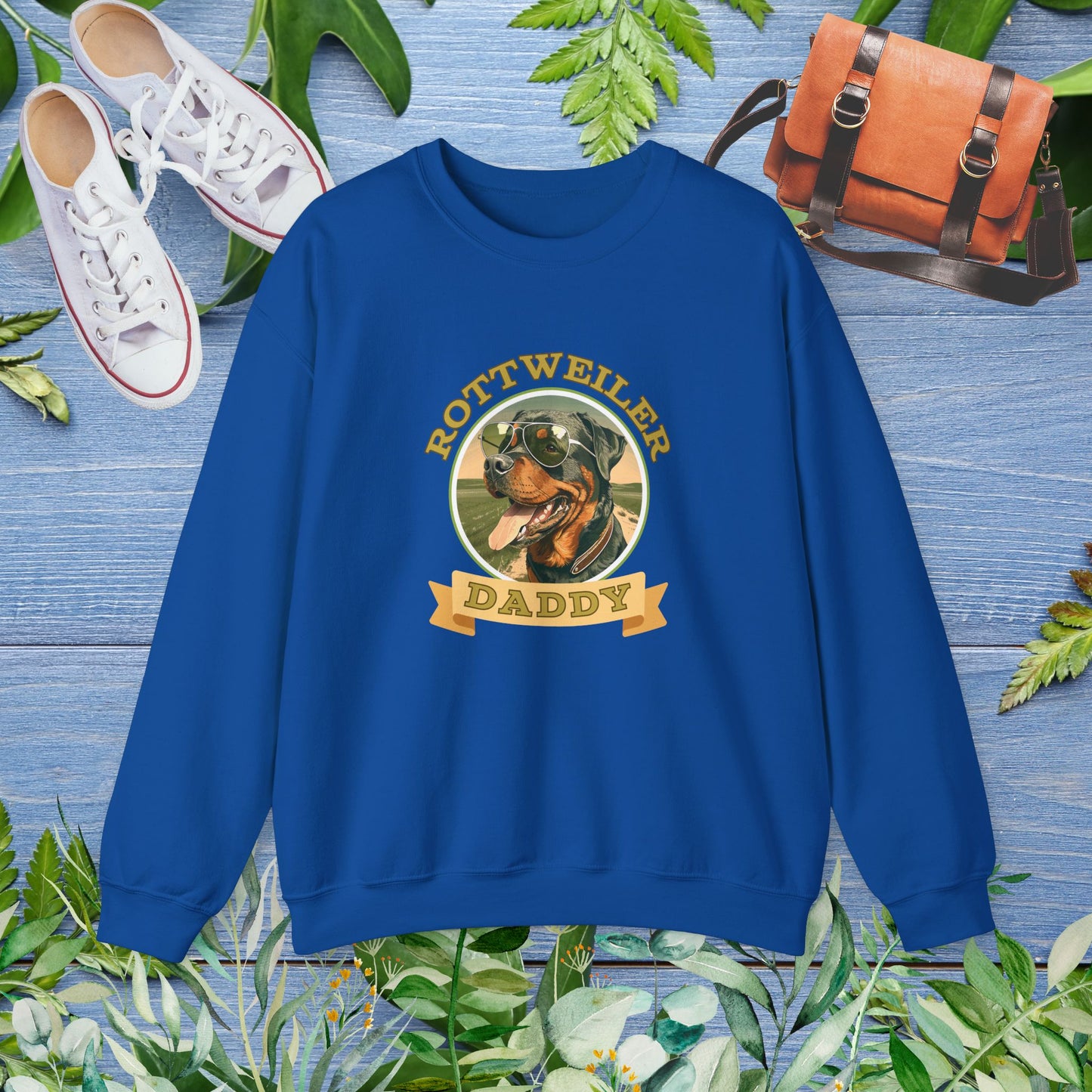 Rottweiler Daddy Sweatshirt - furevermama