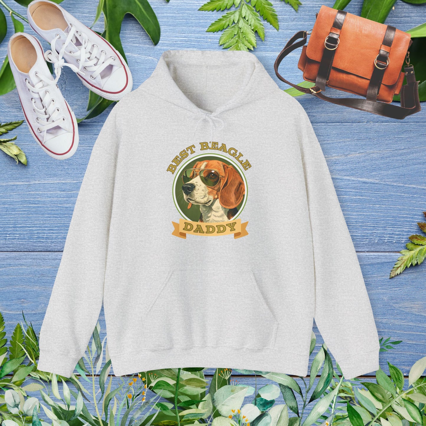 Best Beagle Daddy Hoodie - furevermama