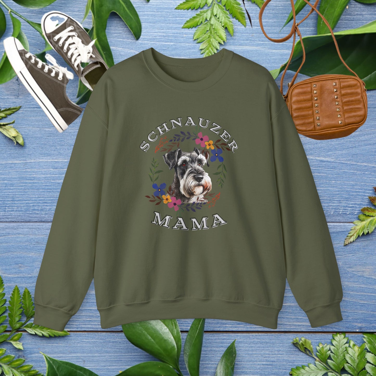 Schnauzer Mama Sweatshirt - furevermama
