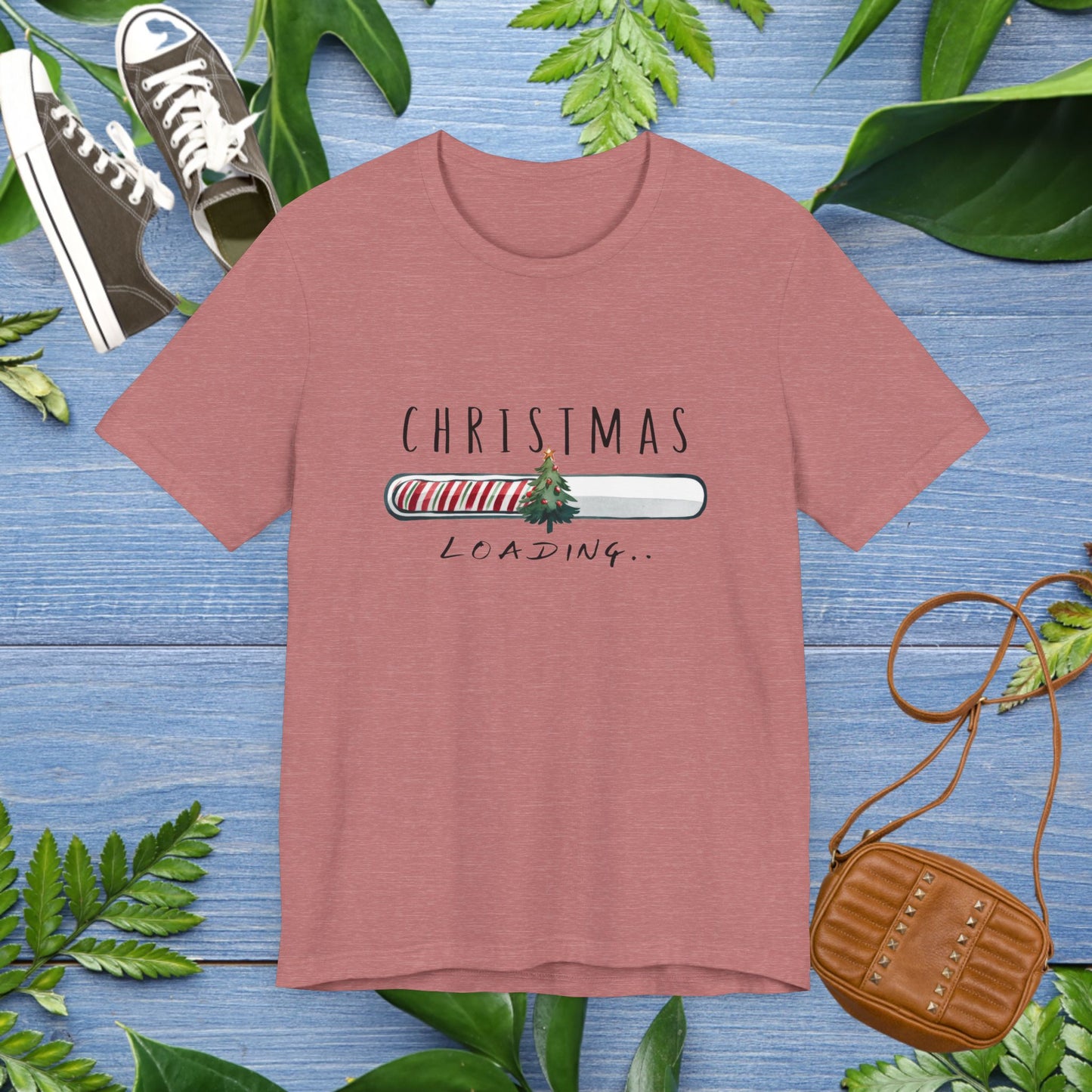 Christmas Is Loading Short Sleeve T-Shirt - furevermama