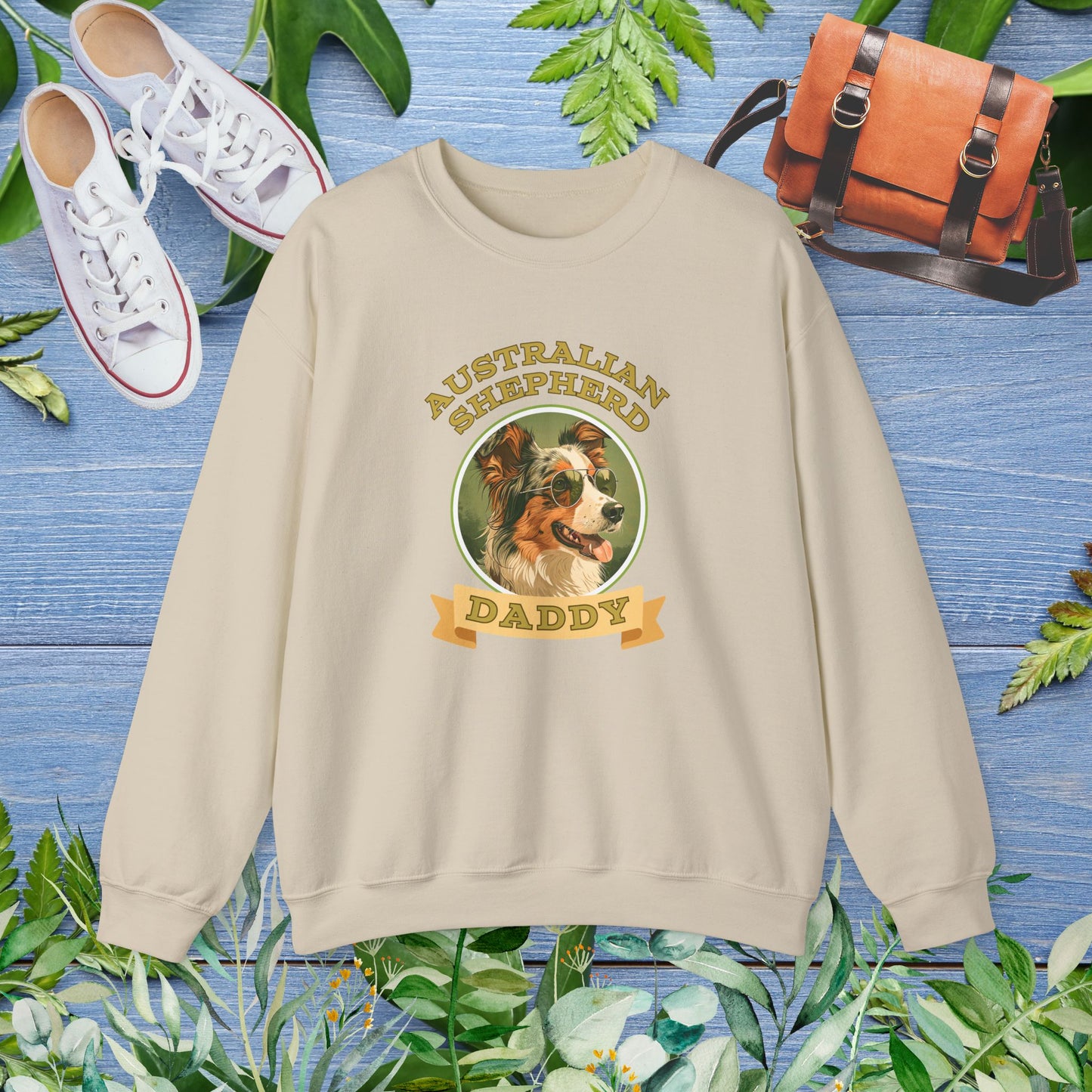Australian Shepherd Daddy Sweatshirt - furevermama