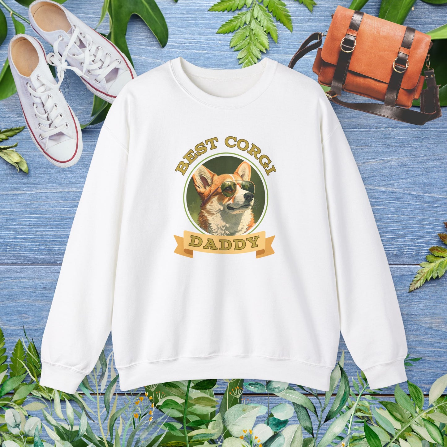 Best Corgi Daddy Ever Sweatshirt - furevermama