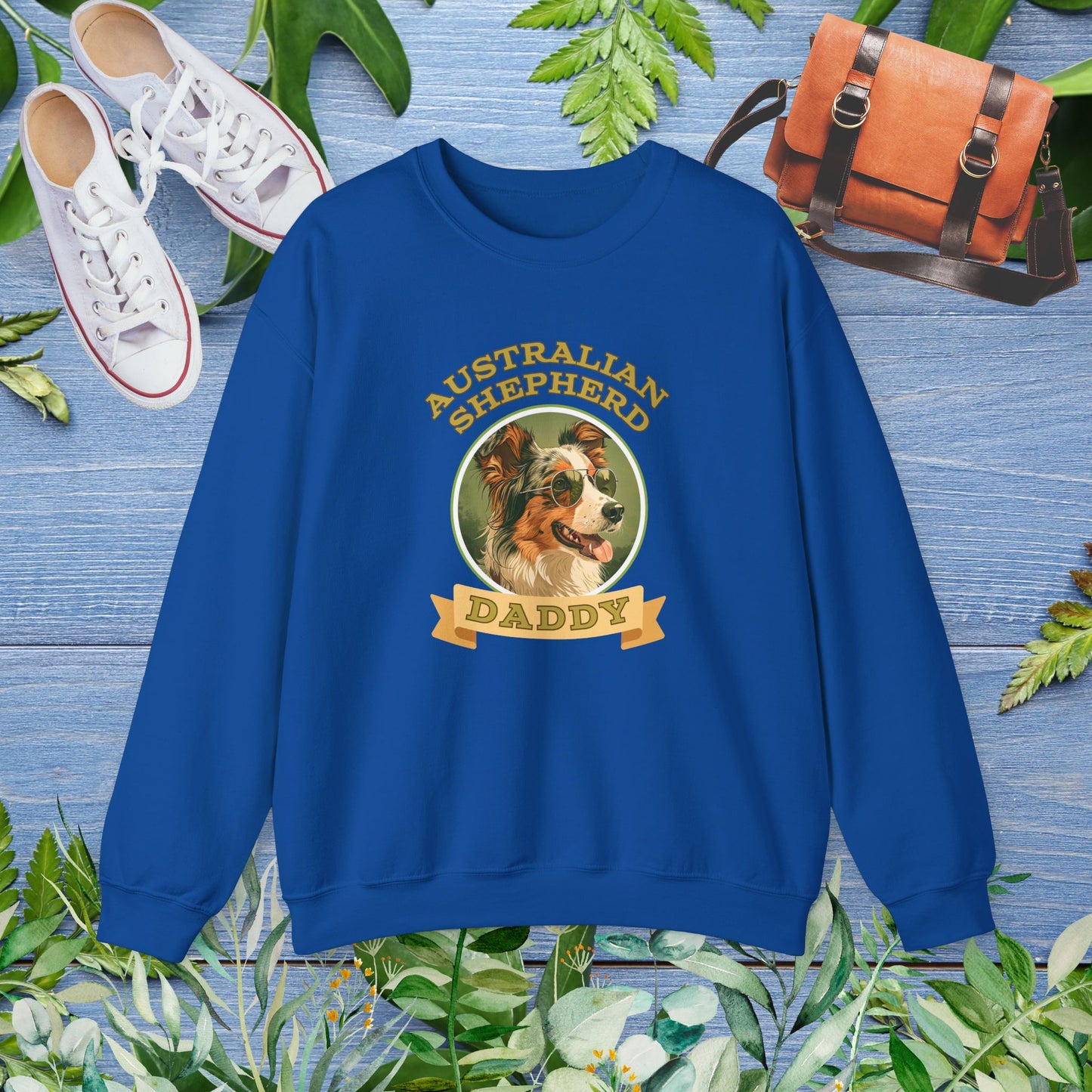 Australian Shepherd Daddy Sweatshirt - furevermama