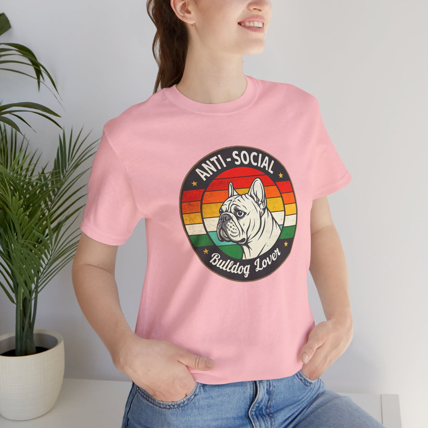 Anti-Social Bulldog Lover T-Shirt - furevermama