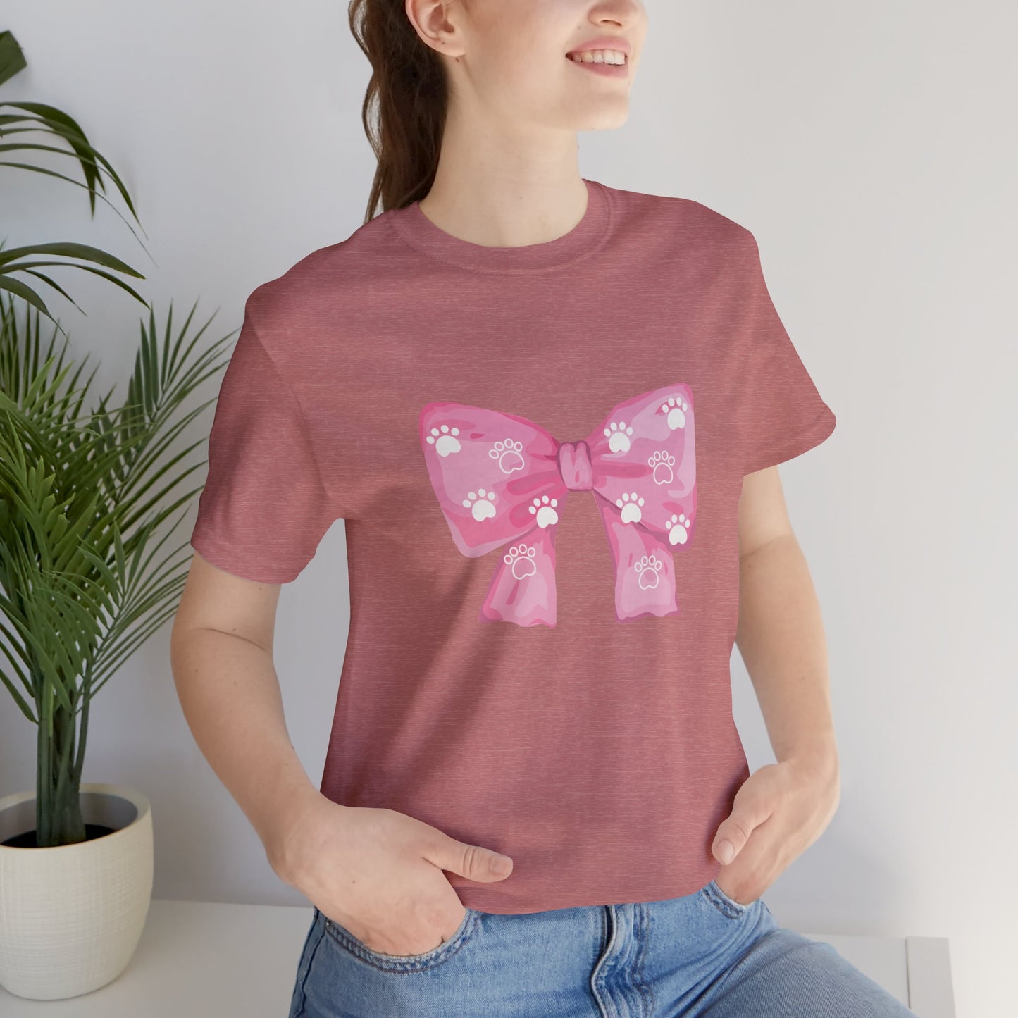 Pawprint Ribbon Tee Shirt - furevermama