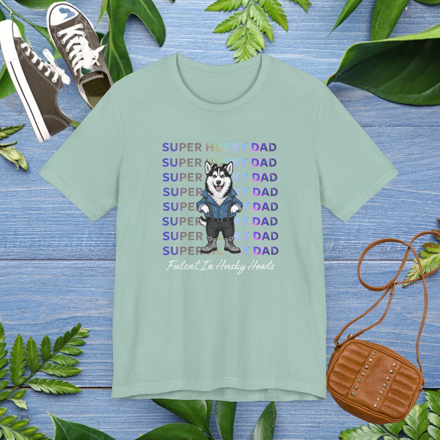 Super Husky Dad T-Shirt - furevermama