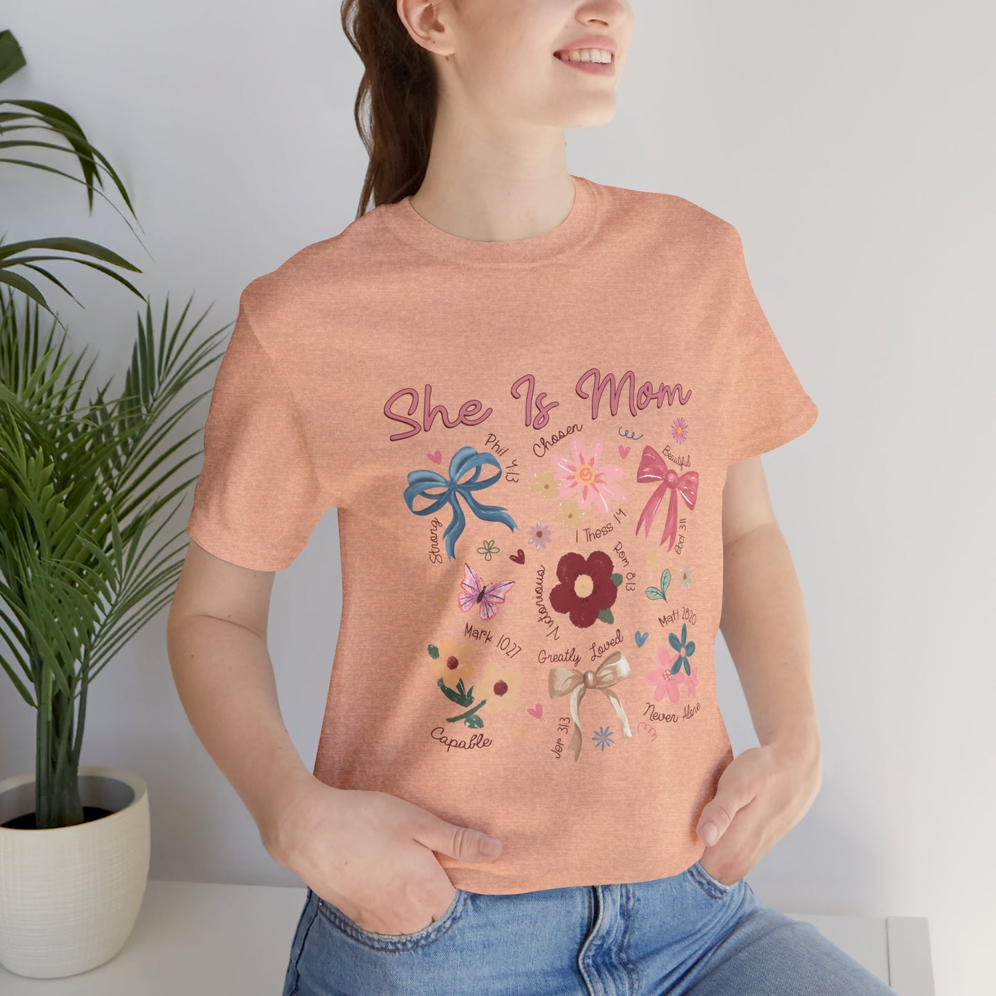 Mom T-Shirt - She is Mom Design